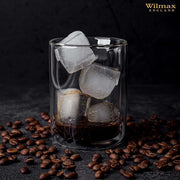 Wilmax Doppelwandiges Glas 200 ml 6er-Set Transparent – Anwendungs- oder Detailansicht; Lieferumfang: 6 Stück