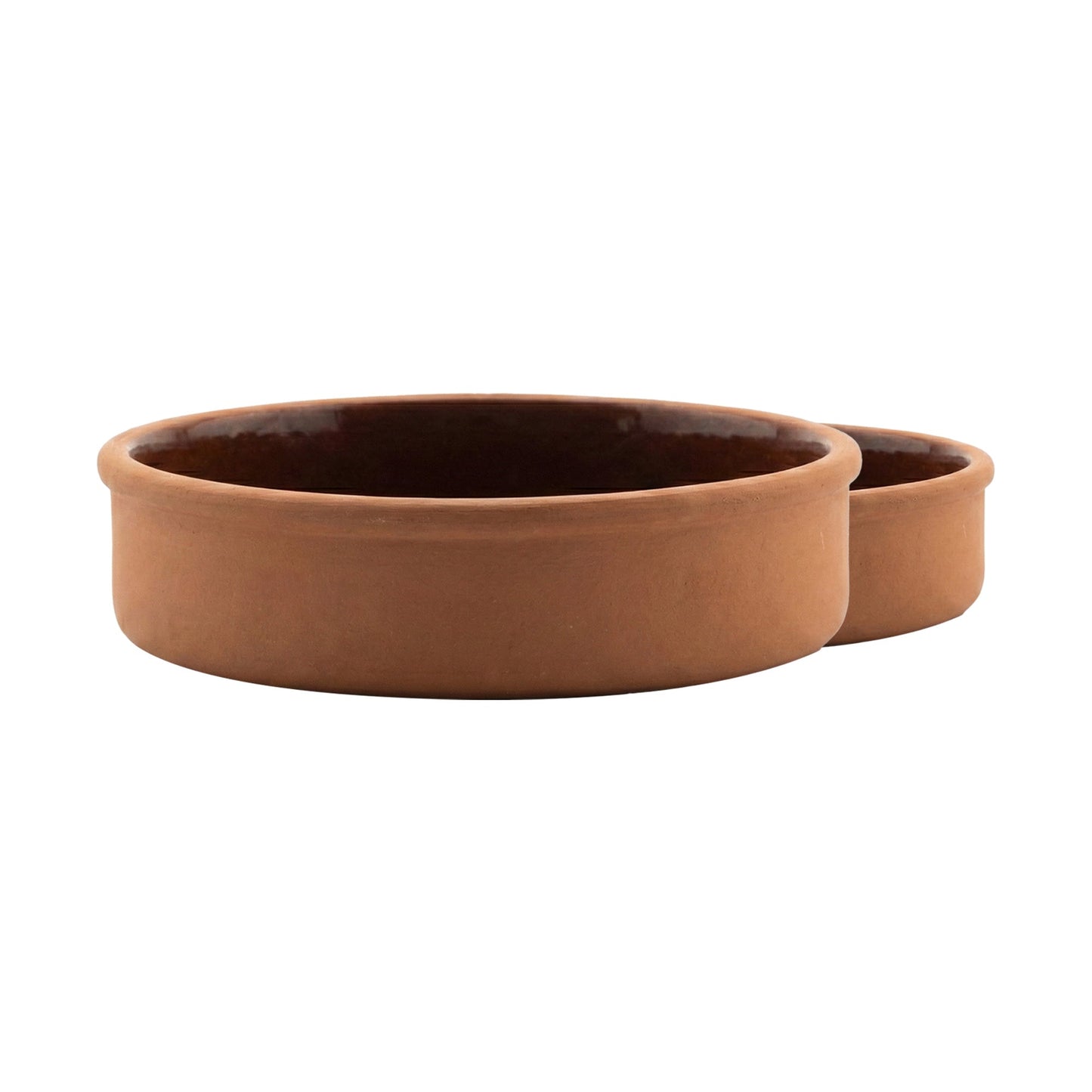 2er Set Terrakotta Schalen 450 ml für Güvec Ofengerichte und Home Kitchen Alltag