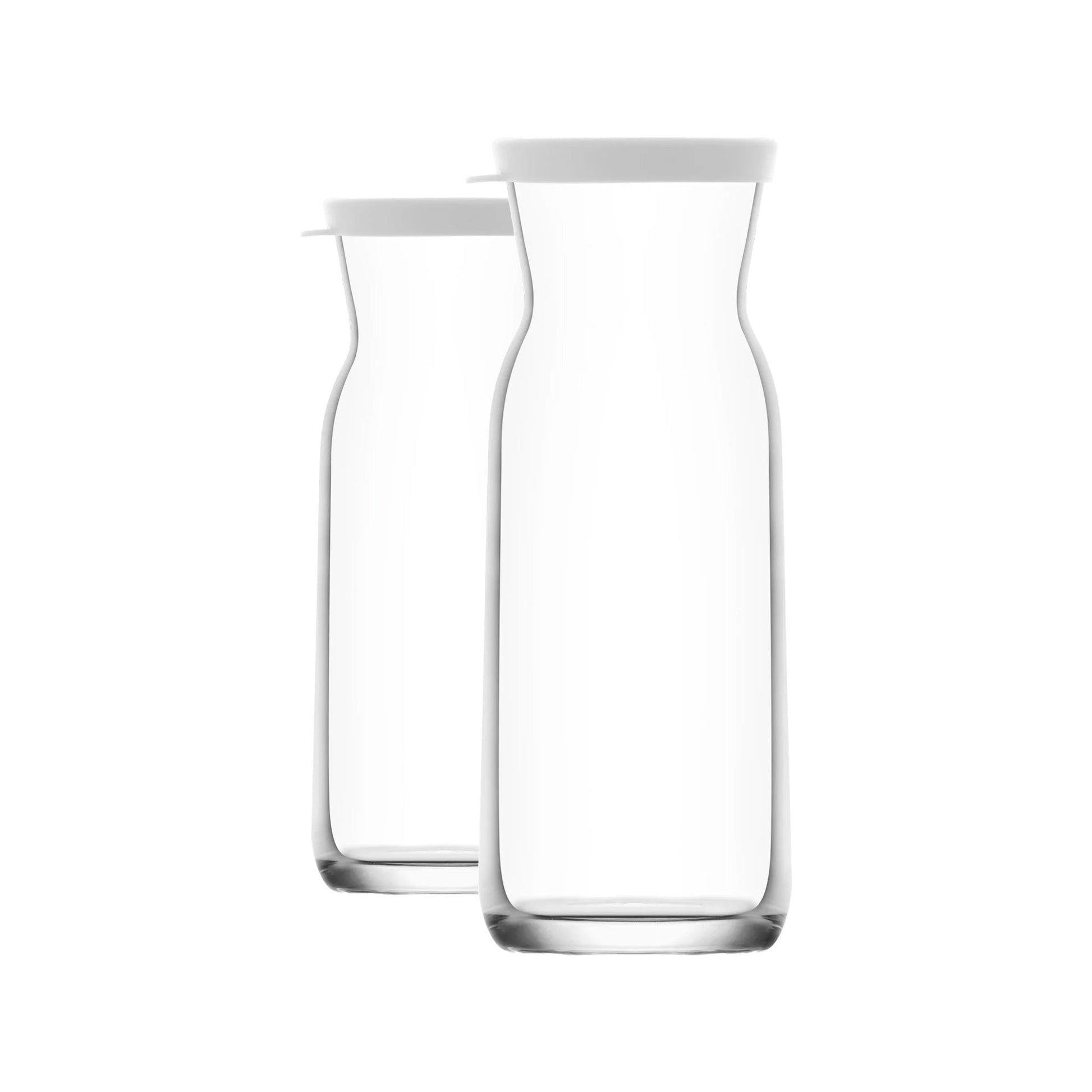 LAV Fonte Karaffe seitliche Ansicht klares Glas für Getränke aller Art