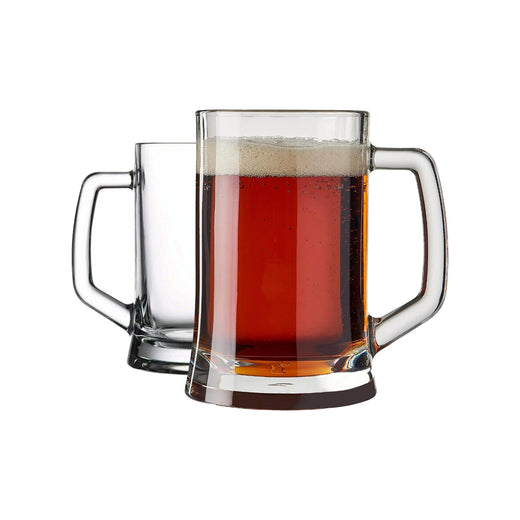 Pasabahce Biersiedel 660 ml im 2er Set mit klassischem Pub Design