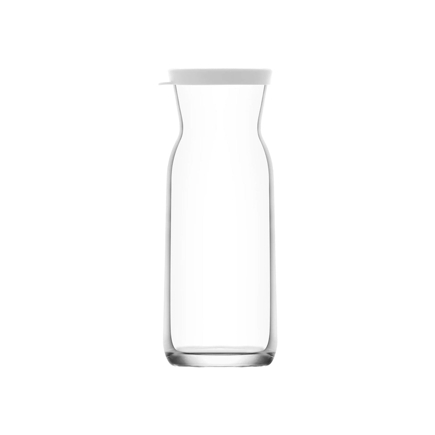 Transparente Glaskaraffe für Wasser Saft Wein und Erfrischungen