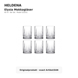 HELDENA Elysia Mokkagläser 60 ml – Originalprodukt 6er Set