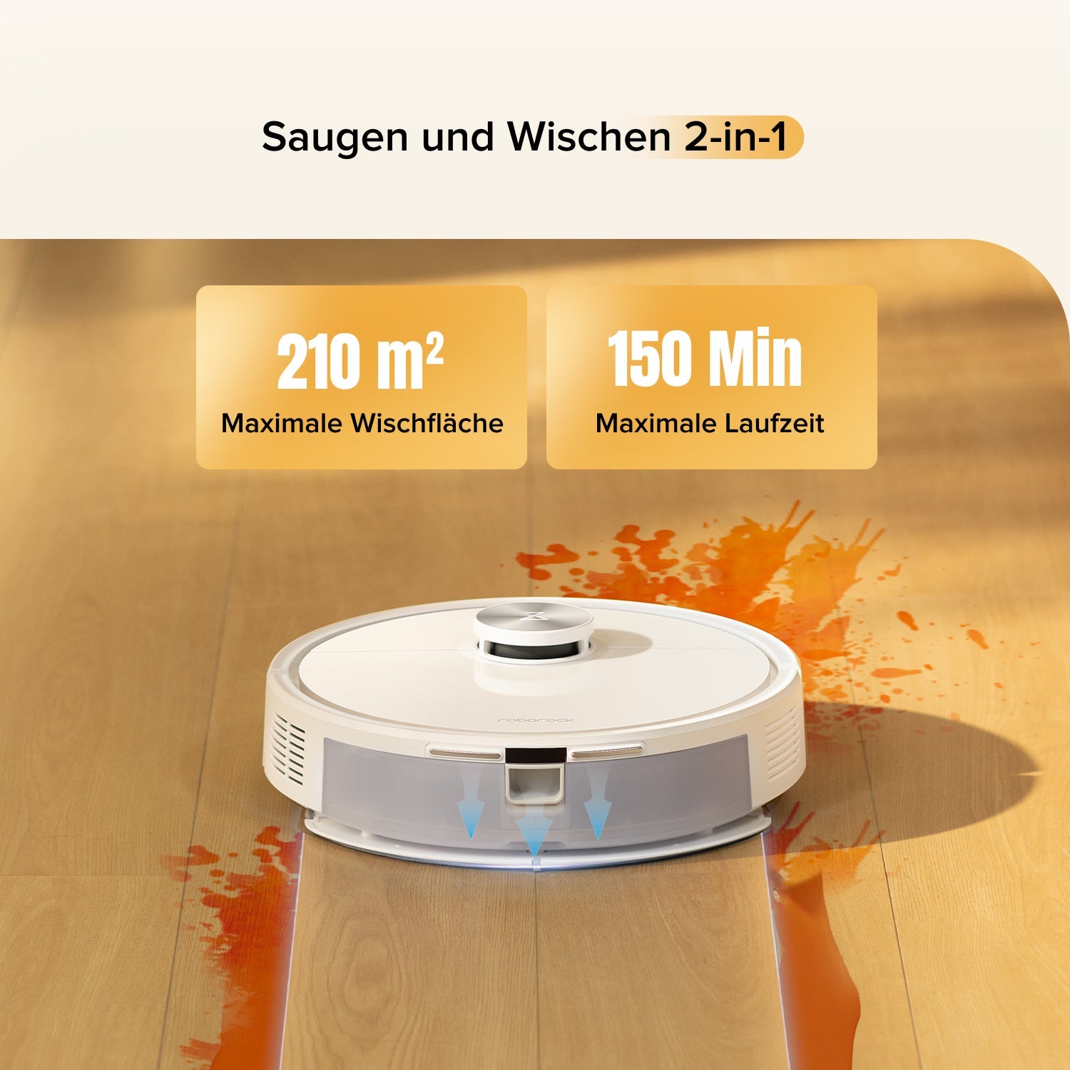 2 Wischtücher Lieferumfang Q7 M5 Set direkt Ersatz ohne Nachkauf