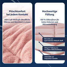 HELDENA Wellsoft Bettdecke Rosa – Nahaufnahme der Oberfläche