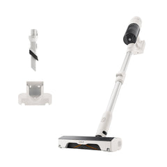 Roborock H60 schwarzer Akkusauger 2-in-1 mit grünem LED-Hilfslicht