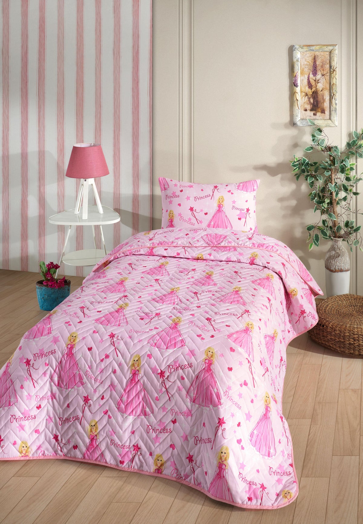 HELDENA Prinzessin-Tagesdecke 160×230 cm – Kinder & Jugendliche