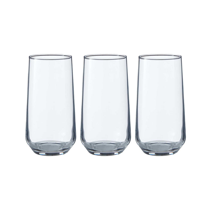 Transparente Trinkgläser 470 ml für Tisch Garten und Gäste
