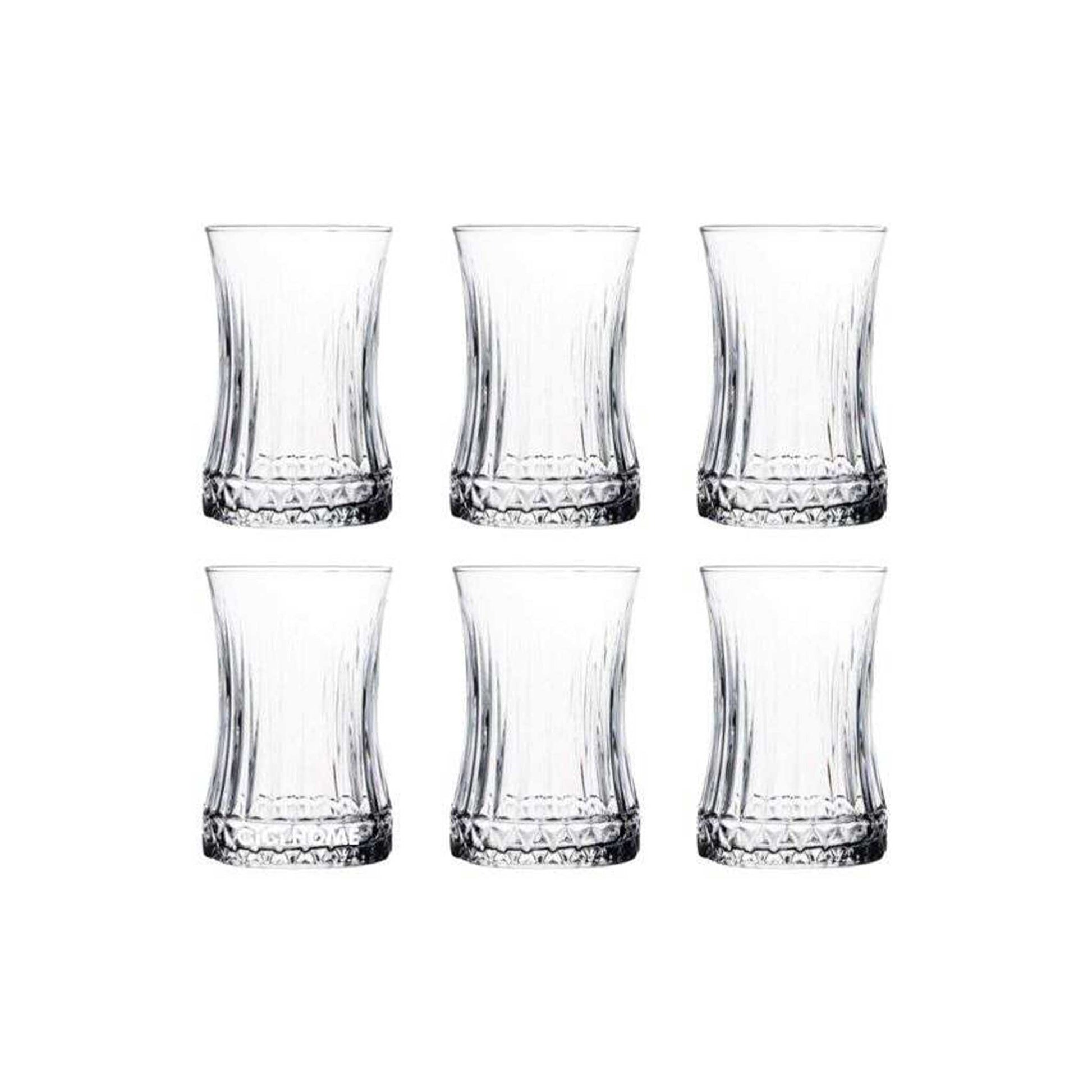 Pasabahce Elysia Çay Gläser 170 ml transparent für Kräutertee schwarzen Tee und Servieren bei HELDENA