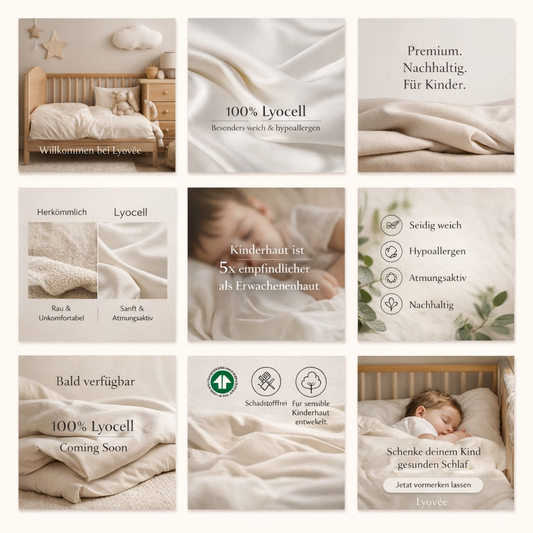 HELDENA Premium TENCEL Kinderbettwäsche 3 Designs aus Lyocell im Kinderzimmer