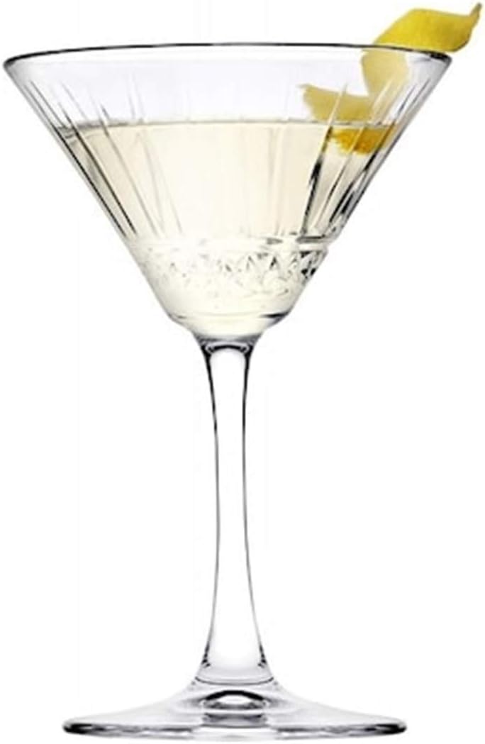 Elegante Martini Gläser aus Glas für Cocktailabende Hausbar und moderne Tischkultur