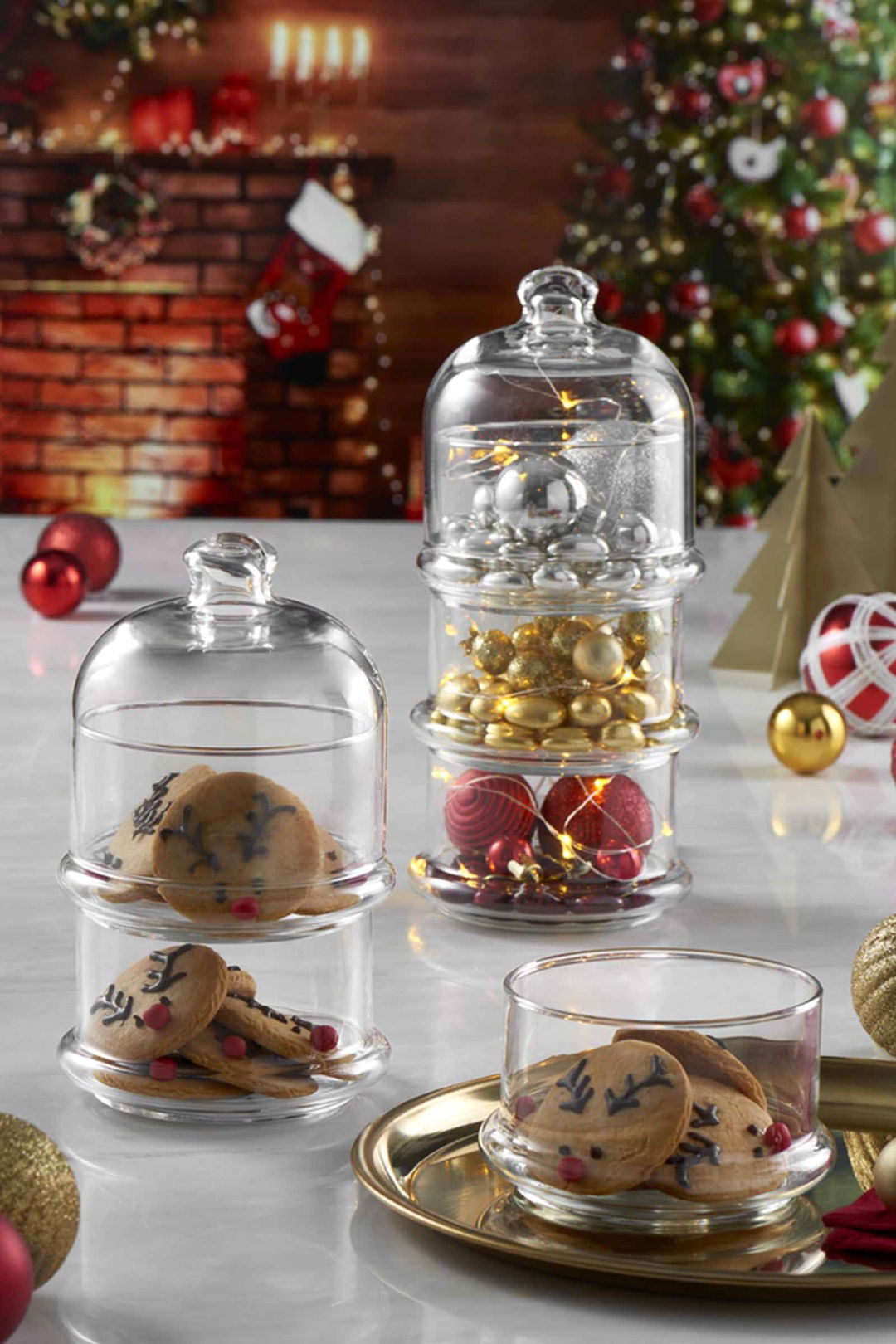 Pasabahce Servierschalen mit Haube 230 ml für Desserts Dips und Snacks