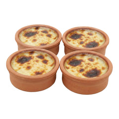 Glasierte Mini Terrakotta Schalen 150 ml für Vorspeisen