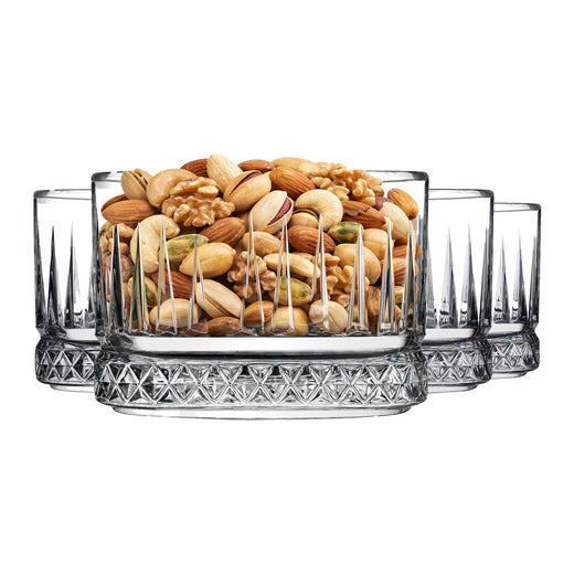 HELDENA eckige Glasschalen 235 ml – 4er-Set