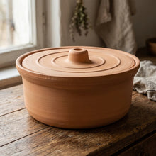 HELDENA Terrakotta Küchen-Set großer und kleiner Tontopf mit 4 Mini Tontöpfen gratis