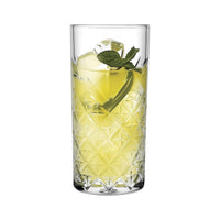 Vier transparente Cocktailgläser 295 ml für Home Bar und Tischkultur