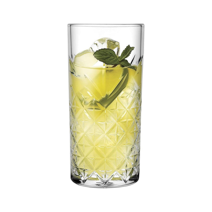Vier transparente Cocktailgläser 295 ml für Home Bar und Tischkultur