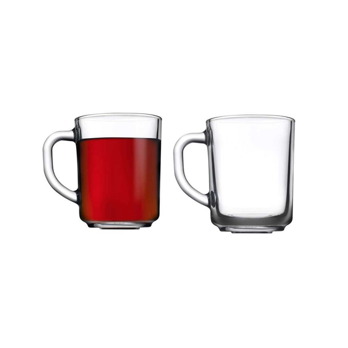 HELDENA Pub Glas-Mug mit Henkel 250 ml – 2er Set
