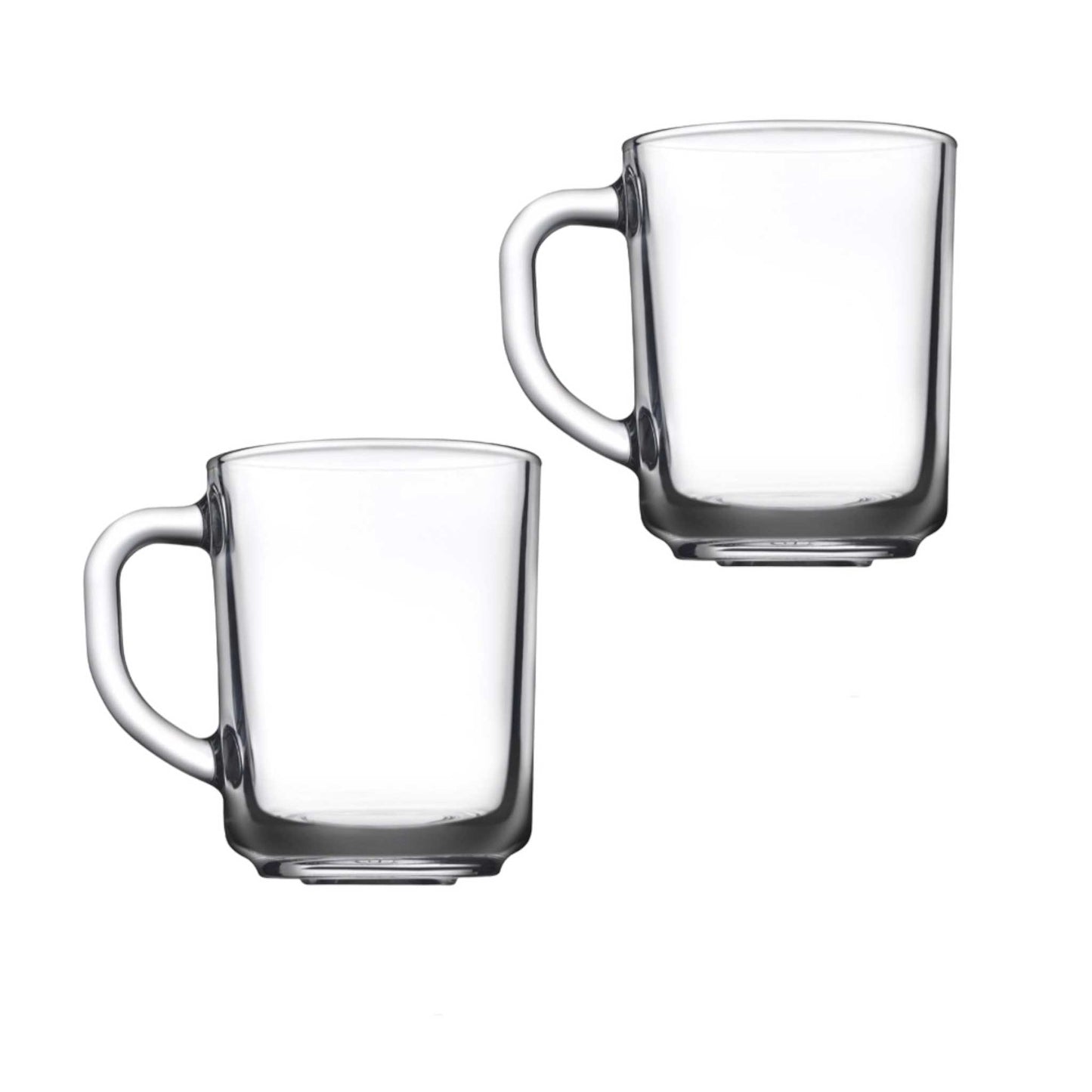 HELDENA Pub Glas-Mug mit Henkel 250 ml – 2er Set
