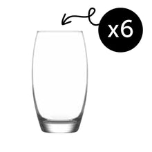 Glas 510 ml schlanke Form Detailansicht für Longdrinks und Saft