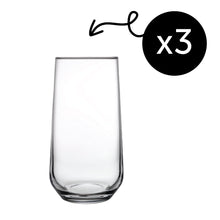 Glas 470 ml Detailansicht transparent schlichte Form