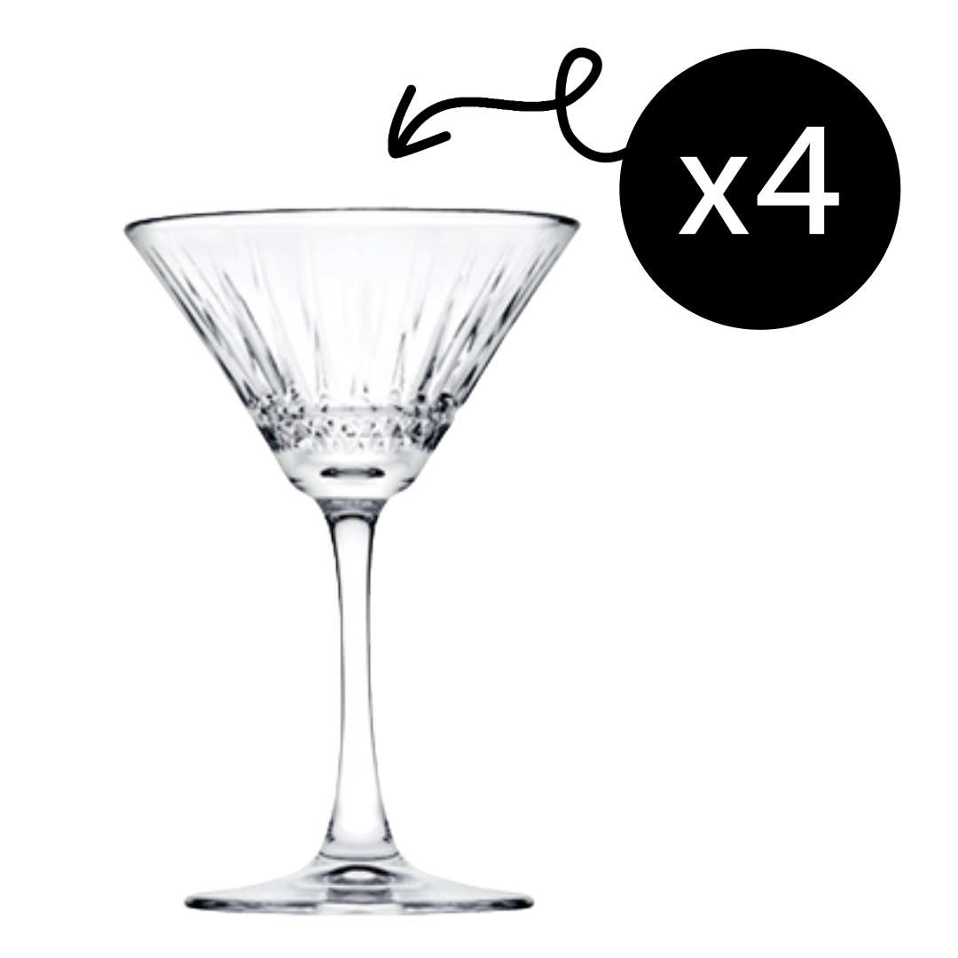 Pasabahce Elysia Cocktailgläser 220 ml transparent für Gäste Dinner und stilvolle Getränkeservierung