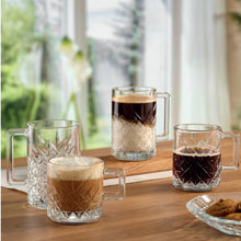 Kaffeeglas 2er Set transparent für Latte Tee Kakao und Eiskaffee