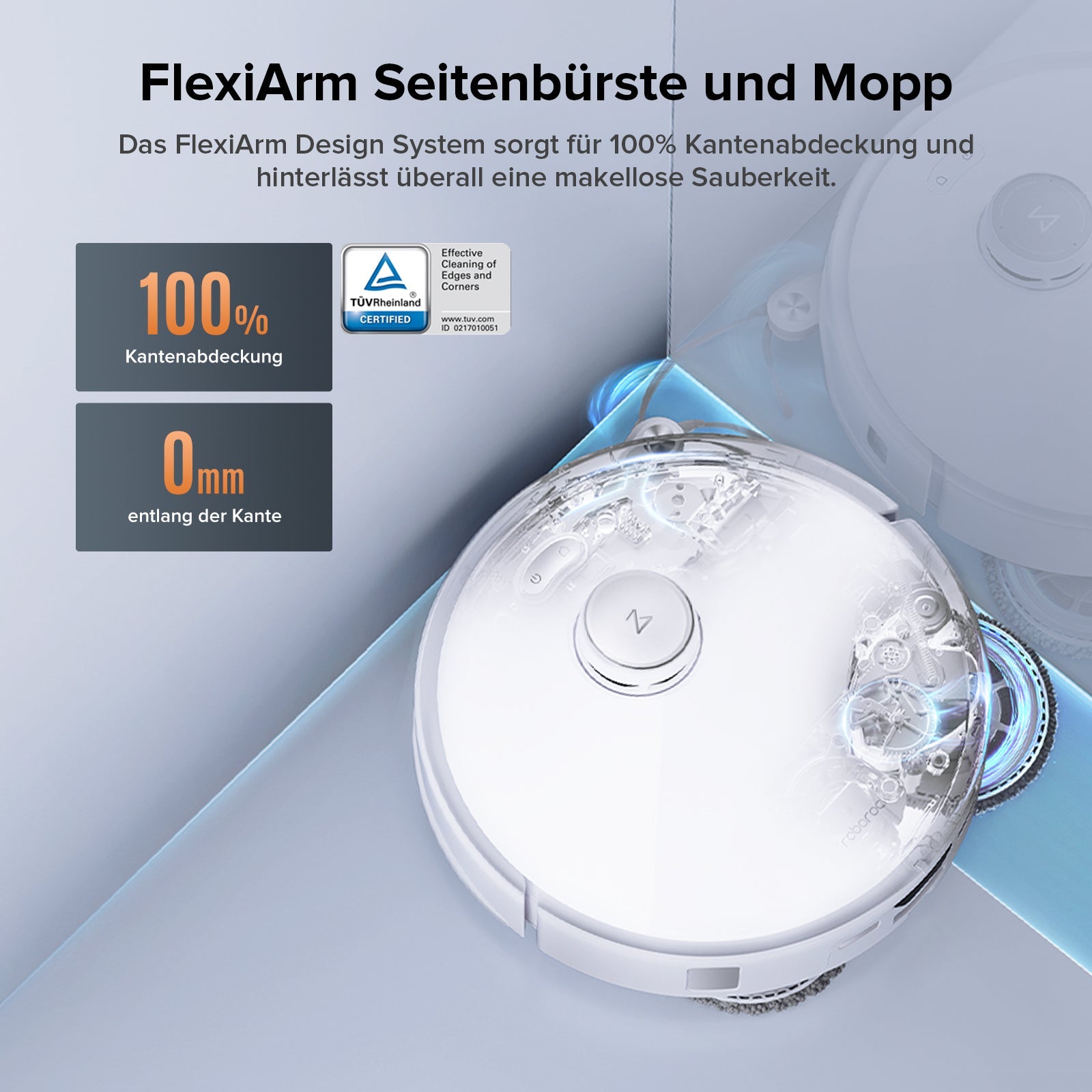 Roborock Qrevo Edge S5A Saug- und Wischroboter mit Multifunktions-Dock 3.0