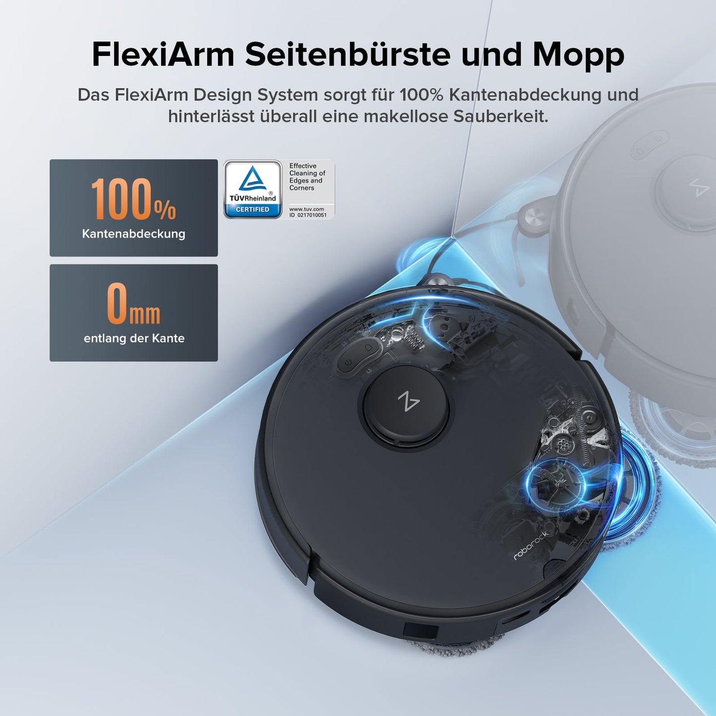 Roborock Qrevo Edge S5A Saugroboter mit Wischfunktion und Anti-Tangle-System