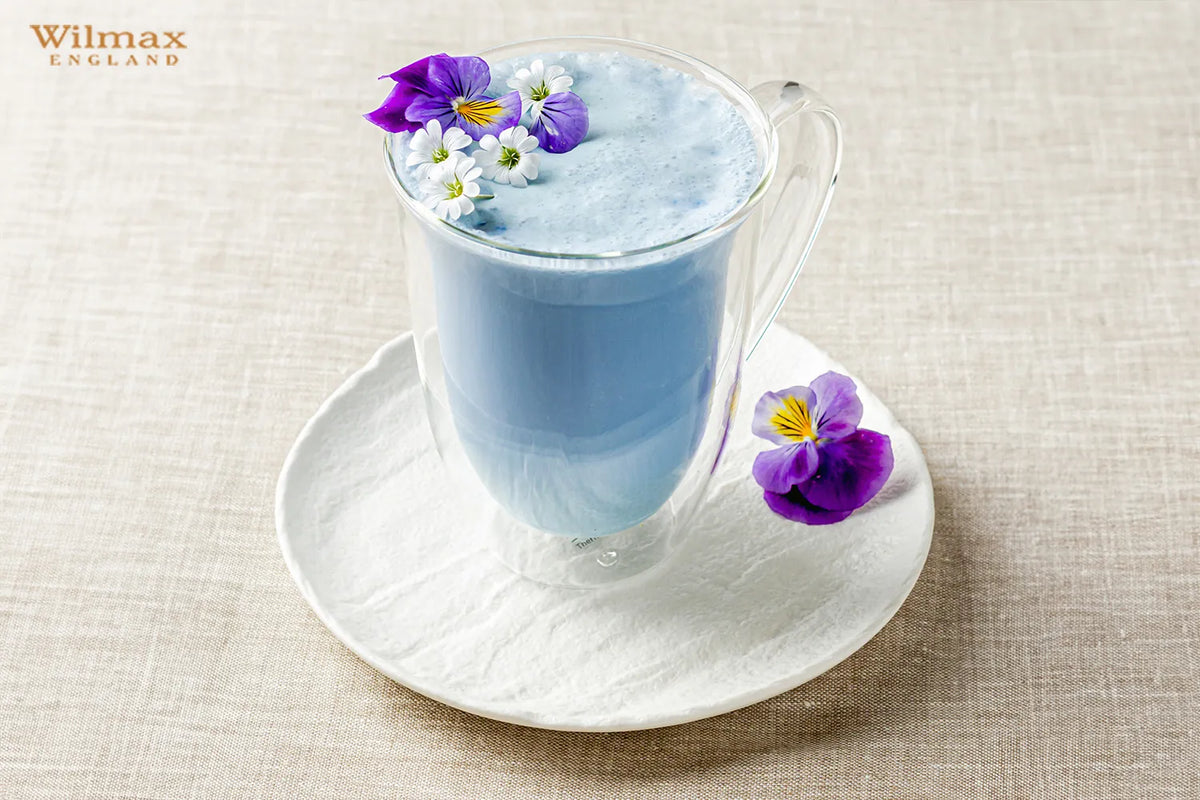Wilmax Doppelwandiger Becher 300 ml 2er-Set Transparent – Anwendungs- oder Detailansicht; Lieferumfang: 2 Stück