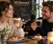 Wilmax Doppelwandiger Thermobecher 500 ml 2er-Set Transparent – Anwendungs- oder Detailansicht; Lieferumfang: 2 Stück