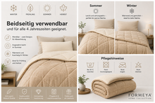 HELDENA Wellsoft Bettdecke Beige im modernen Schlafzimmer