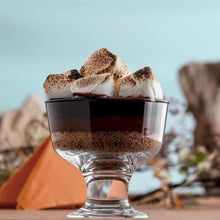 HELDENA Eis- und Dessertschale aus transparentem Glas – Detailansicht