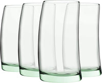Longdrinkgläser 390 ml 4er Set aus klarem Glas