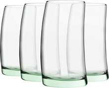 Longdrinkgläser 390 ml 4er Set aus klarem Glas