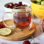 Wilmax Doppelwandige Tasse 500 ml 6er-Set Transparent – Anwendungs- oder Detailansicht; Lieferumfang: 6 Stück