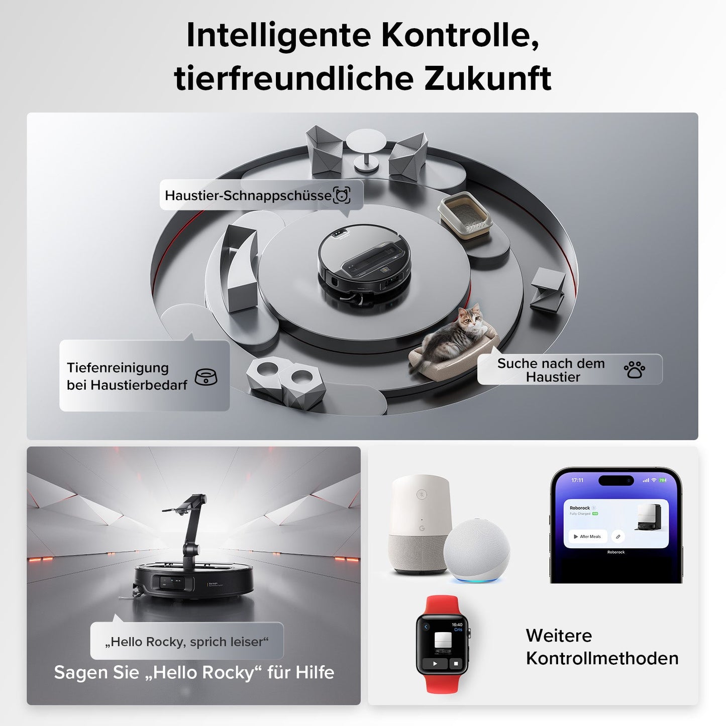 Roborock Saros Z70 Saug- und Wischroboter mit mechanischem OmniGrip-Greifarm