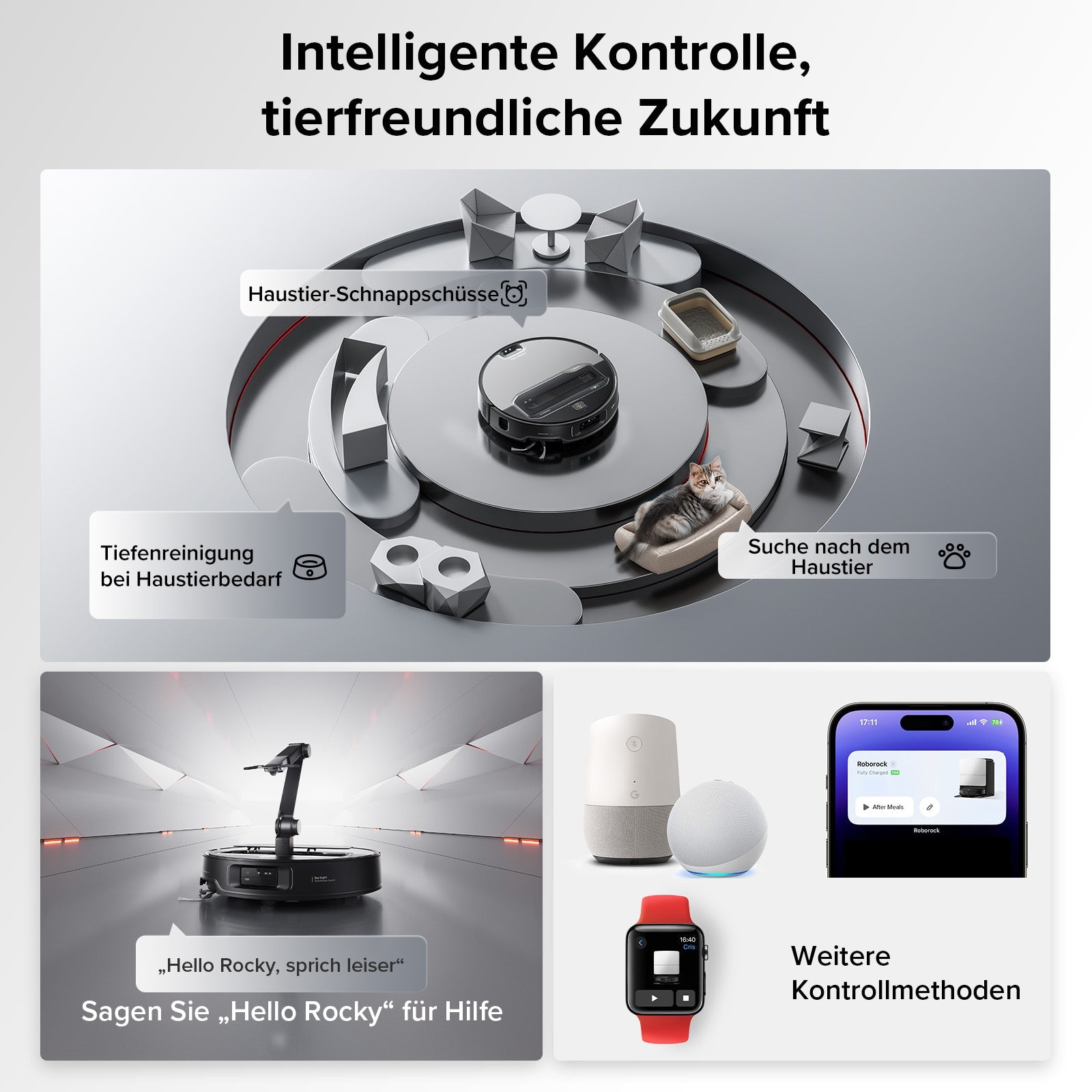 Roborock Saros Z70 Saug- und Wischroboter mit mechanischem OmniGrip-Greifarm