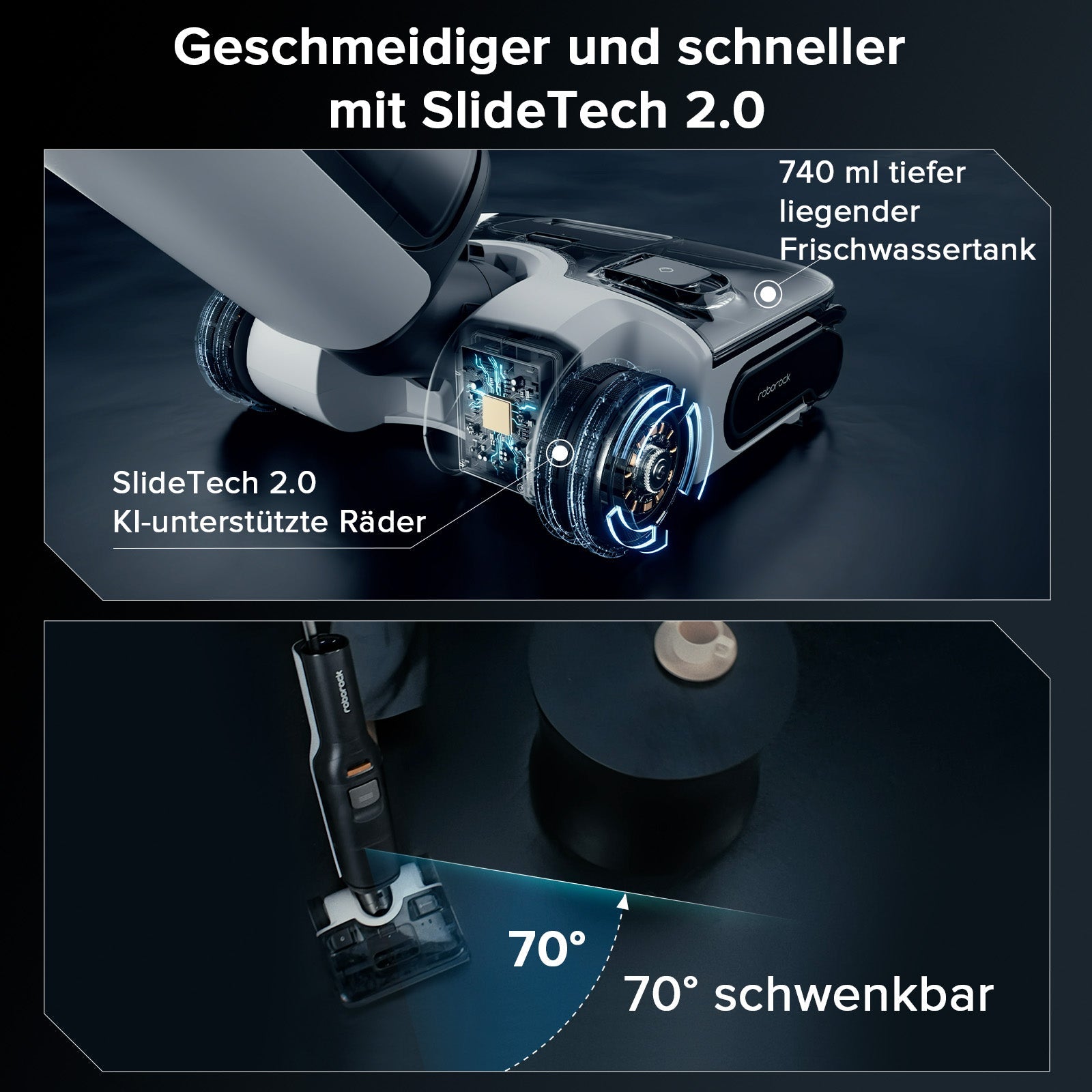 F25 ACE Combo JawScrapers Anti-Tangle Walze keine Haarverhedderung