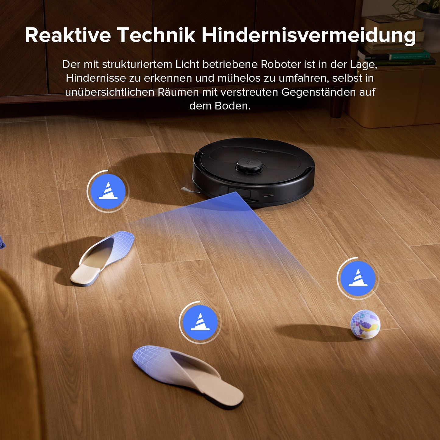 Roborock QV 35S Set Saugroboter mit Multifunktionsdock – 12.000 Pa | Warmlufttrocknung | HELDENA