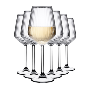 HELDENA Focus Weingläser 350 ml – 6er Set aus Glas