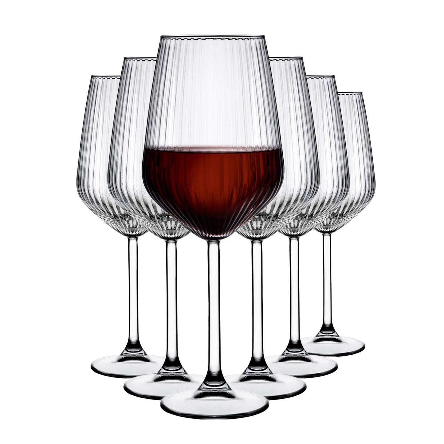 HELDENA Focus Rotweingläser 490 ml – 6er Set