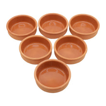 Glasierte Terrakotta Schale 250 ml für Vorspeisen und Dips