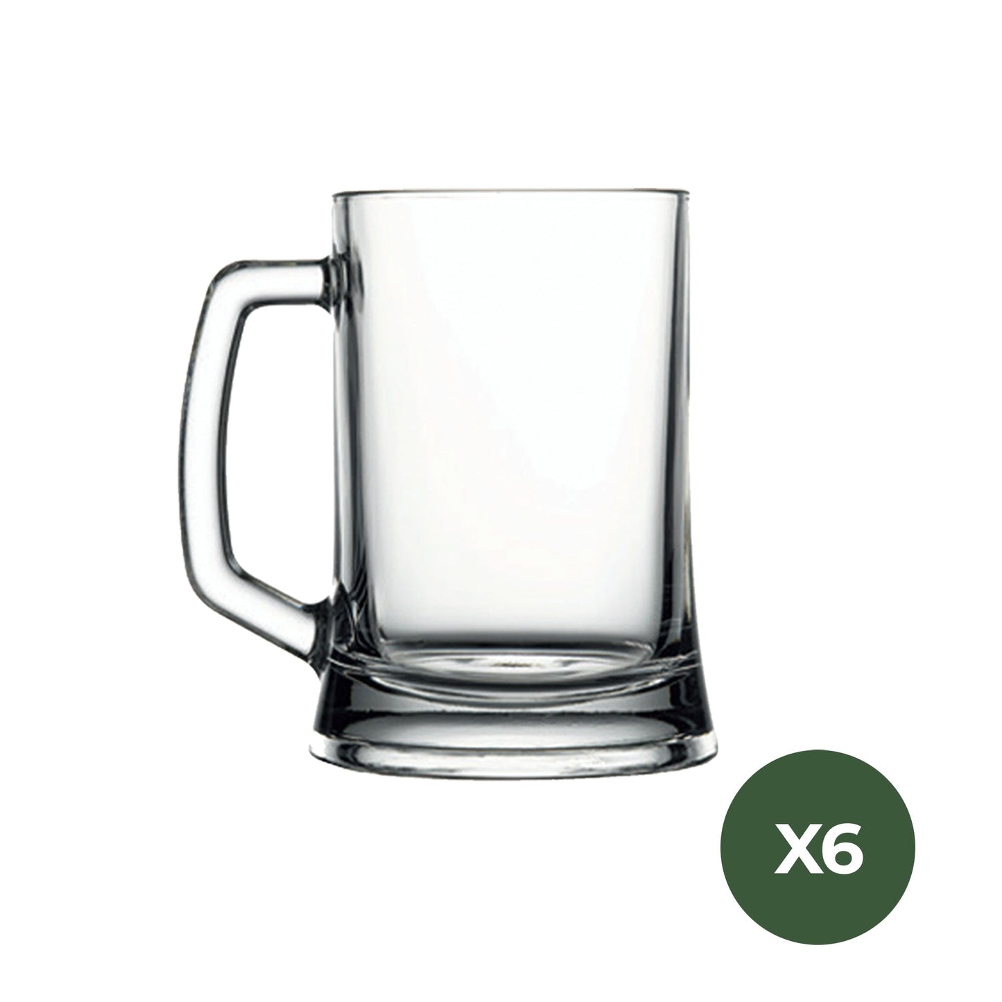 Sechs Pasabahce Pub Biergläser 500 ml für Home Bar und Grillabend