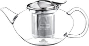 Wilmax Teekanne 1050 ml mit Edelstahlfilter Transparent Thermoglas – Anwendungs- oder Detailansicht; Lieferumfang: 1 Stück