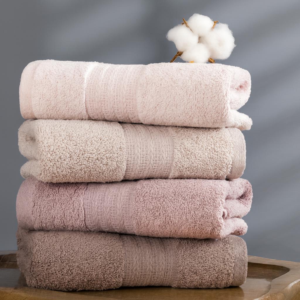 HELDENA Handtücher Set Pflaume 4er aus 80% Baumwolle weich und saugfähig 50x85 cm