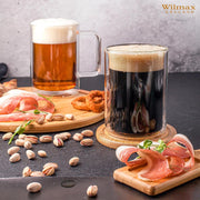 Wilmax Doppelwandiges Thermoglas 400 ml 6er-Set Transparent – Anwendungs- oder Detailansicht; Lieferumfang: 6 Stück
