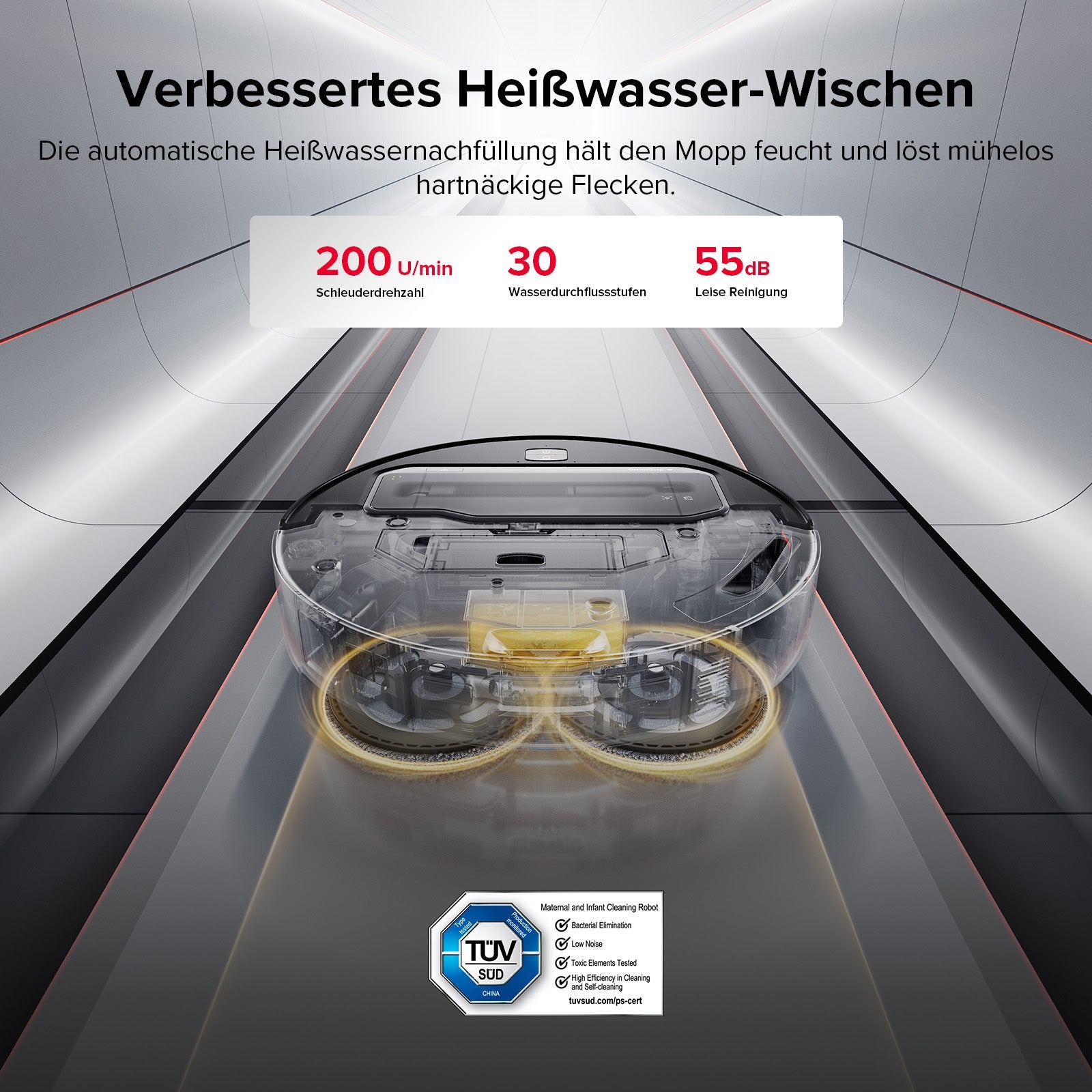 Roborock Saros Z70 Saugroboter mit OmniGrip-Arm und 22.000 Pa Saugkraft