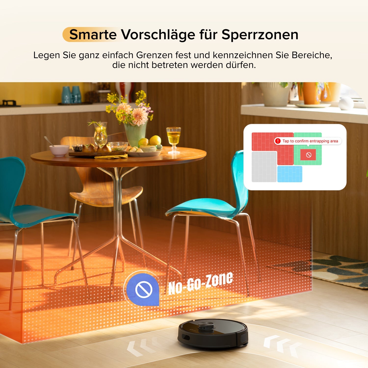 Q7 M5 Auto-Boost erhöht Saugkraft automatisch auf Teppichbereichen