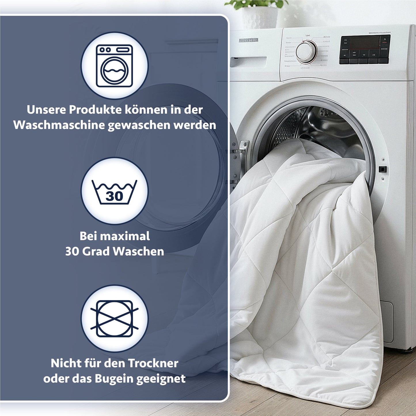 4-Jahreszeiten Bettdecke aus Mikrofaser als Ganzjahresdecke für Schlafzimmer