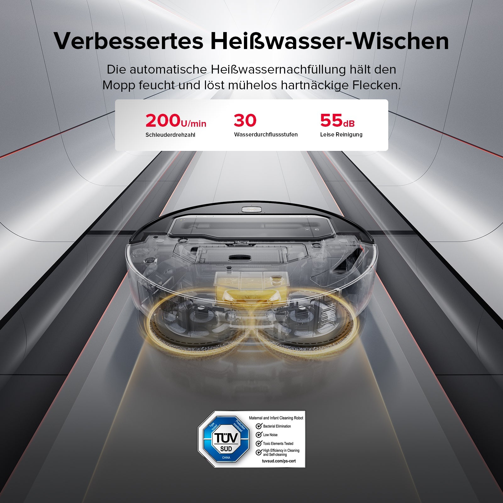 Roborock Saros Z70 Saug- und Wischroboter mit Multifunktions-Dock 4.0